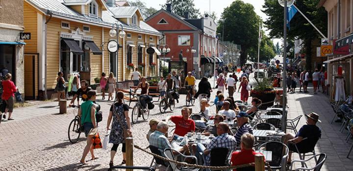 Centrumlagenhet Med Egen Bastu Mariehamn Kültér fotó